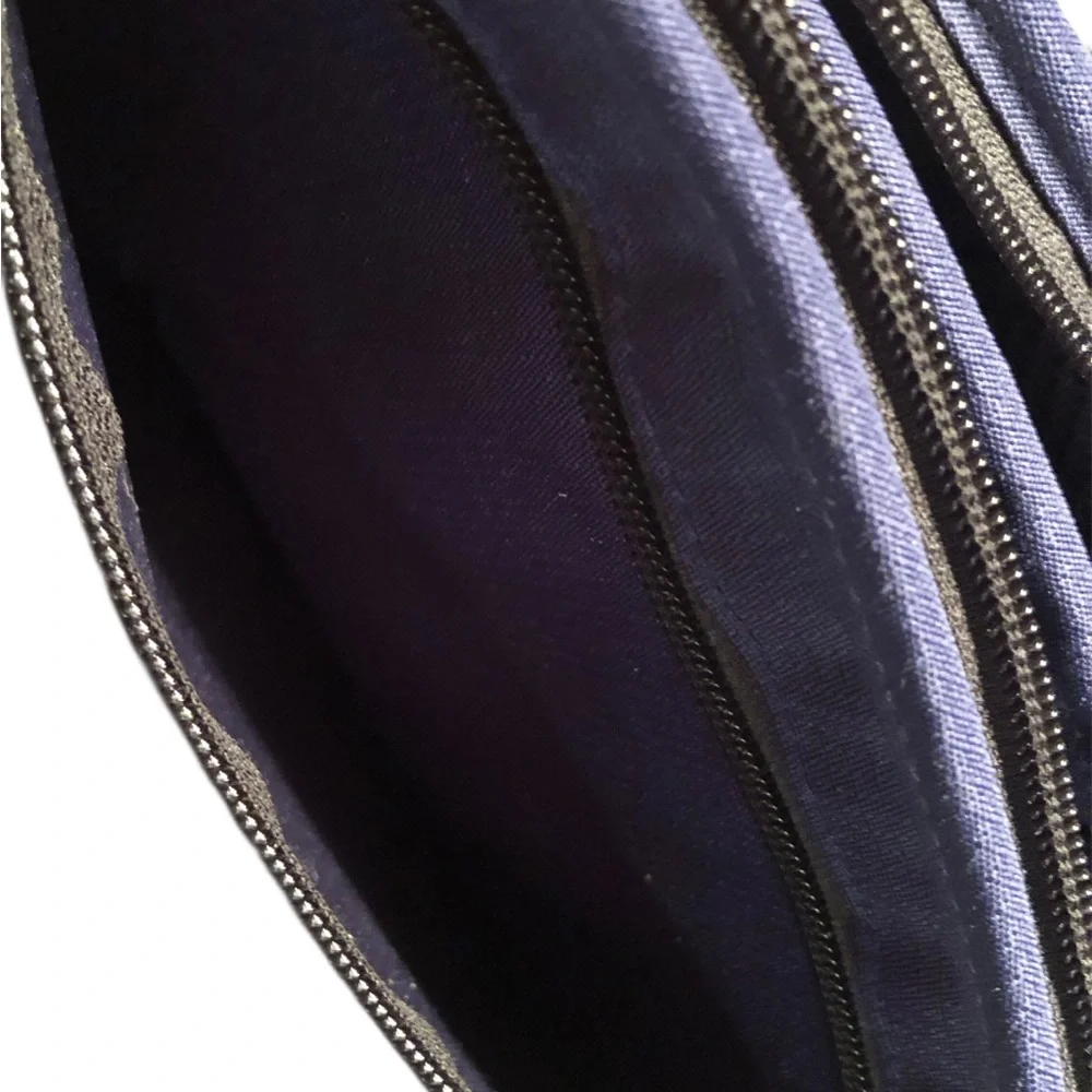 LLBean Navy Nylon Traveler Wallet